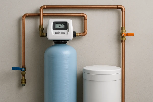 a group of plumbing tools and fittings in Plano, TX - PRV Replacement